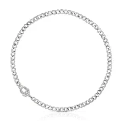 TOUS MANIFESTO curbed Chain in silver