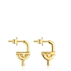TOUS MANIFESTO Earrings with 18kt gold plating over silver