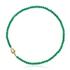 TOUS MANIFESTO Necklace with 18kt gold plating over silver with trated chalcedony