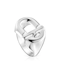 TOUS MANIFESTO Signet ring in silver