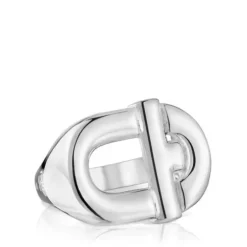 TOUS MANIFESTO Signet ring in silver