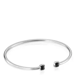 TOUS Mini Onix Bracelet in Silver with Onyx 5,5cm