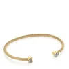 TOUS Nocturne Bracelet in Silver Vermeil with Diamonds 0,5cm motif
