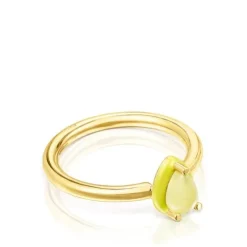 TOUS Vibrant Colors Ring with chalcedony and enamel
