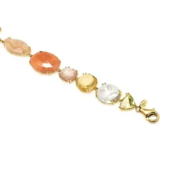 TOUS Vita Necklace in Gold with Diamonds and Gemstones 42cm.