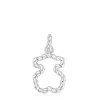 Twisted Pendant with bear silhouette