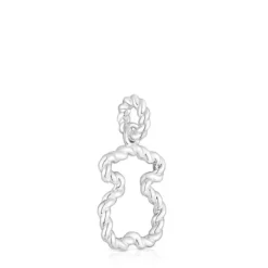 Twisted Pendant with bear silhouette