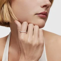 Twisted small silver Ring