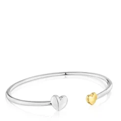 Two-tone heart Bangle My Other Half