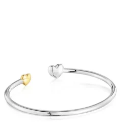 Two-tone heart Bangle My Other Half