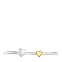 Two-tone heart Bangle My Other Half