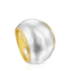Two-tone Luah domed Ring
