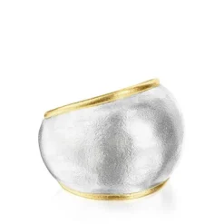 Two-tone Luah domed Ring