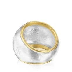 Two-tone Luah domed Ring