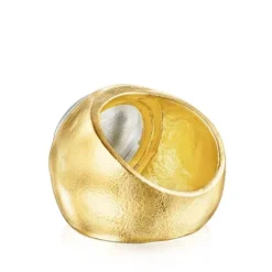 Two-tone Luah luna Ring