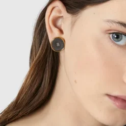 Two-tone Oursin Earrings