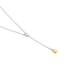Two-tone TOUS Joy Bits necklace with bear