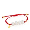 Vermeil Silver TOUS Nudos Bracelet with pearls