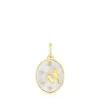 Virgo Pendant in silver vermeil with mother-of-pearl and topazes TOUS Horoscope