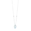 White Gold Color Kings Necklace