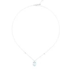 White Gold Color Kings Necklace
