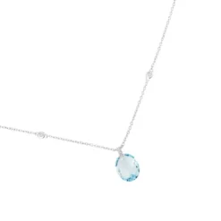 White Gold Color Kings Necklace