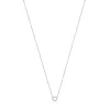 White Gold Les Classiques heart Necklace with Diamonds