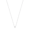 White Gold Les Classiques heart Necklace with Diamonds