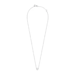 White Gold Les Classiques heart Necklace with Diamonds
