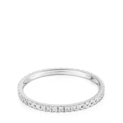 White gold Ring Wedding band with diamond Les Classiques