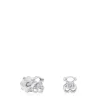 White Gold Silueta Earrings with Diamonds