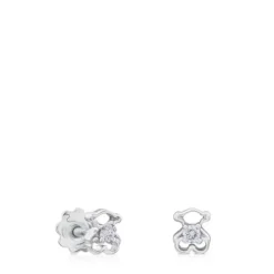 White Gold Silueta Earrings with Diamonds