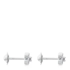 White Gold Silueta Earrings with Diamonds