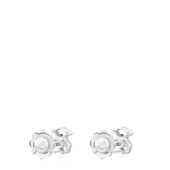 White Gold Silueta Earrings with Diamonds