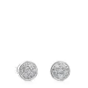 White Gold Super Micro Earrings with Diamonds