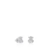 White Gold TOUS Bear Earrings with Diamonds Bear motif