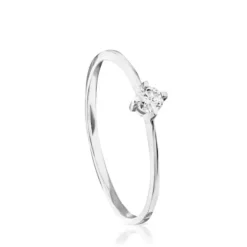 White Gold TOUS Brillants Ring with Diamond