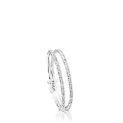 White Gold TOUS Diamond Ring with Diamonds 0.09ct
