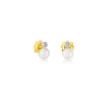 White Gold TOUS Diamonds Earrings with pearls