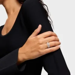White Gold TOUS Fancy Ring with Diamonds Bear motifs