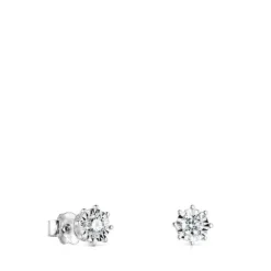 White Gold TOUS Les Classiques Earrings with Diamonds. 0,21ct.