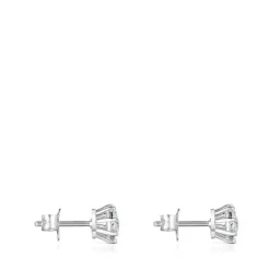 White Gold TOUS Les Classiques Earrings with Diamonds. 0,31ct.