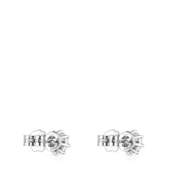 White Gold TOUS Les Classiques Earrings with Diamonds. 0,21ct.