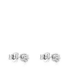 White Gold TOUS Les Classiques Earrings with Diamonds. 0,31ct.