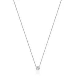 White Gold with Diamonds Alecia Necklace