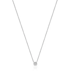 White Gold with Diamonds Alecia Necklace