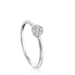 White Gold with Diamonds Alecia Ring
