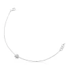 White Gold with Diamonds and Topaz Eklat Bracelet