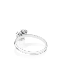 White Gold with Diamonds and Topaz Eklat Ring