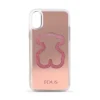X/XS pink Delrey Glitter Mirror Bear Cellphone cover